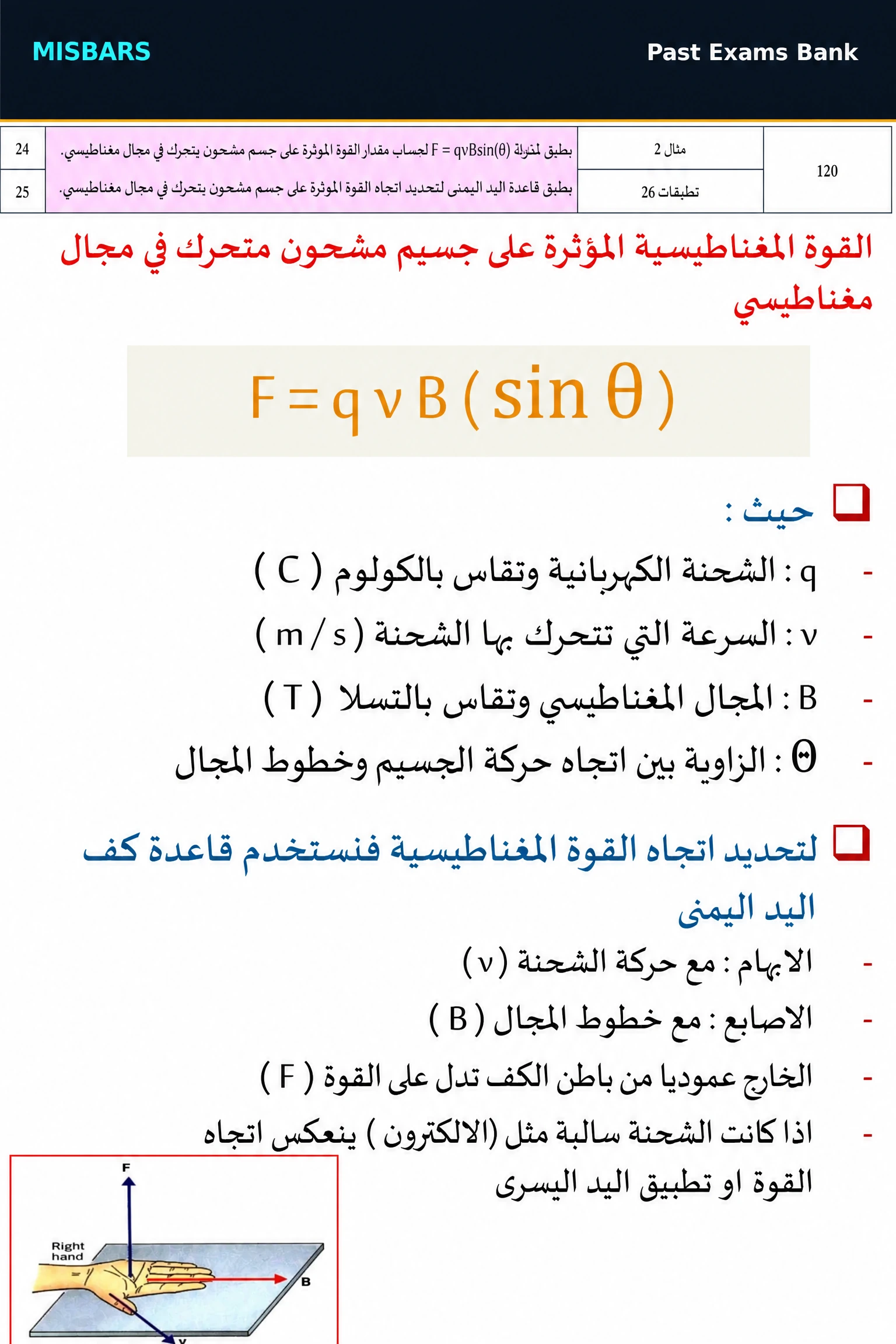 الصف 12 المسار العام الفيزياء عام 2025 الفصل الدراسي الثالث النموذج الثاني — صور أسئلة واختبارات تدريبية في مِسبار، صفحة 51، صورة ورقة تدريبية قابلة للمراجعة للطلاب في الإمارات