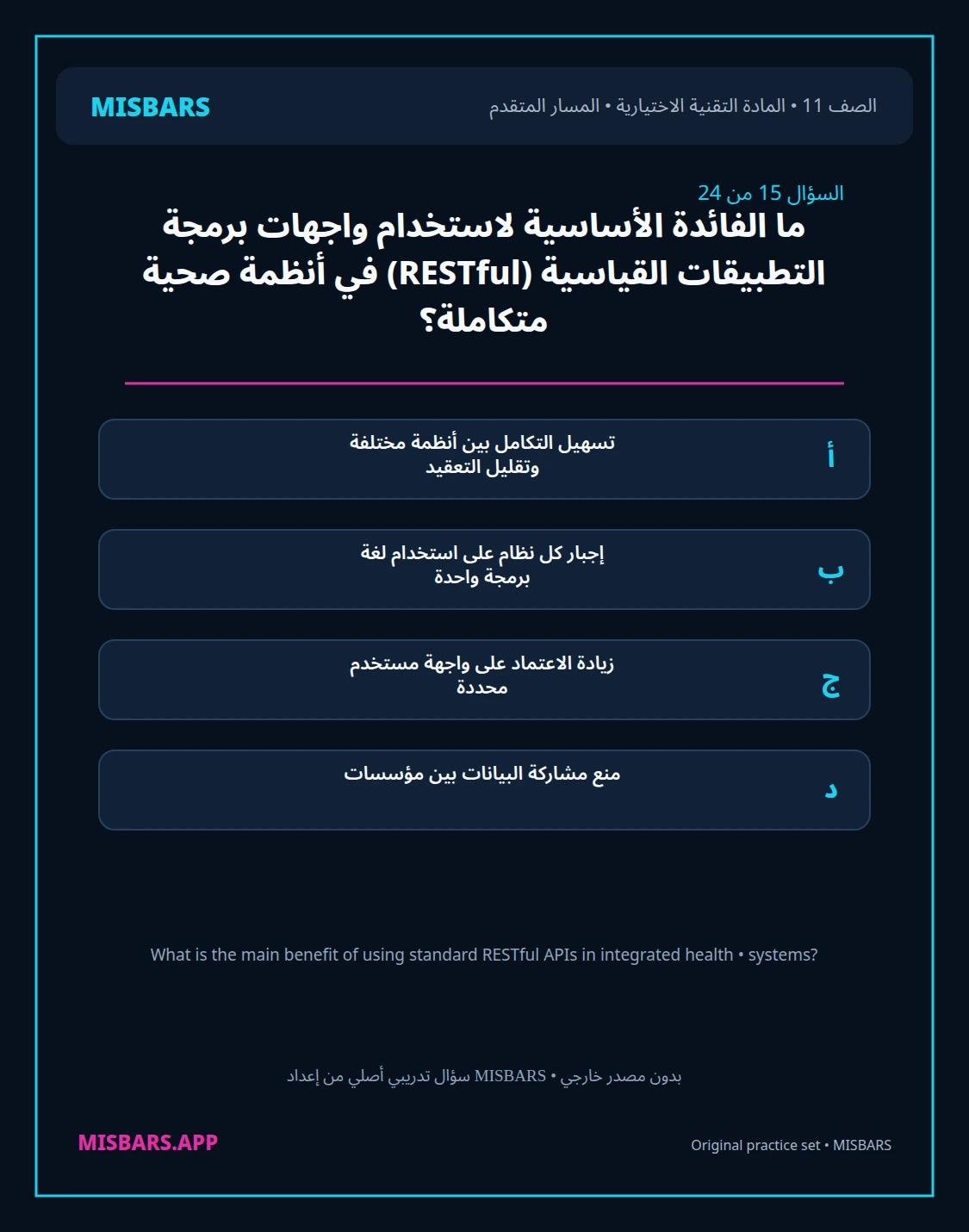 misbars من إعداد مِسبار المسار المتقدم الصف 11 المادة الاختيارية التقنية elective الفصل الدراسي الأول — صور أسئلة واختبارات تدريبية في مِسبار، صفحة 16، صورة ورقة تدريبية قابلة للمراجعة للطلاب في الإمارات
