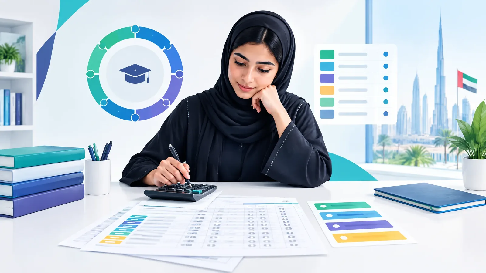 صورة تعليمية لصفحة gpa calculator في منصة مِسبار
